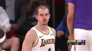 Alex Caruso Almost Ended Rudy Goberts Career  Jazz vs Lakers  April 7 2019 [upl. by Aslehc]