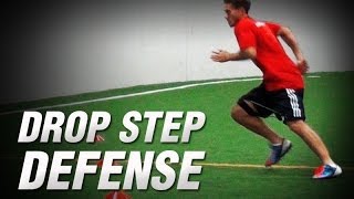 Kbands Drop Step Defense  Soccer Drills  Soccer Speed Training [upl. by Nonnelg]