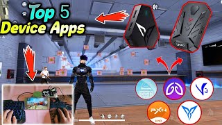 Tops 5 Device Apps Keyboard And Mouse On Mobile Free Fire  Keyboard And Mouse Play Without App FF [upl. by Adlih]