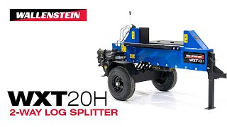 Wallenstein WXT20H 2Way Log Splitter [upl. by Ilohcin640]