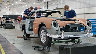 Inside England Prestigious Factory Building James Bond Aston Martin DB5 [upl. by Lupiv]