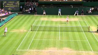 HSBC Perfect Play Agnieszka Radwanska at Wimbledon 2013 [upl. by Illah595]