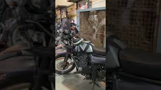 Royal Enfield Panniers on Himalayan 2023  New Panniers Setup royalenfield himalayan shorts [upl. by Niarda]