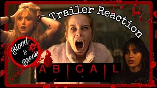 ABIGAIL Trailer React  2024 scary april vampire new [upl. by Durkin]