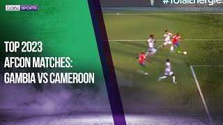 Best 2023 AFCON Games Gambia vs Cameroon [upl. by Nadeau]