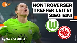 VfL Wolfsburg – Eintracht Frankfurt  FrauenBundesliga 13 Spieltag Saison 202324  sportstudio [upl. by Nuawtna799]