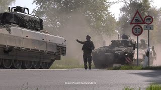 Bundeswehr Manöver PzGrenBtl 33 Schützenpanzer Puma IFV freilaufende Übung FTX Marsch TrÜbPl Bergen [upl. by Jorgensen]