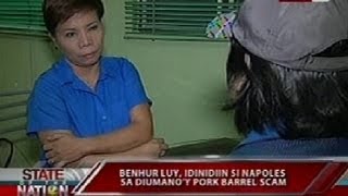 SONA Benhur Luy idinidiin si Napoles sa diumanoy pork barrel scam [upl. by Hsoj]