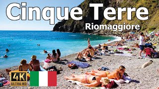 Cinque Terre Italy 🇮🇹 Walking Tour in 4K  Riomaggiore [upl. by Mala425]