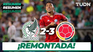 Resumen y goles  México 23 Colombia  Amistoso Internacional  TUDN [upl. by Asiram140]