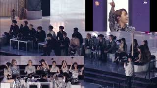 Idols React to BTS Skool Luv Affair Perfomance at GDA Golden Disk Awards 2020 Eng Lyrics [upl. by Adiell]