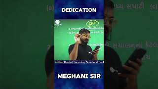 Dedication🔥  Meghani Sir  The Pented Learning [upl. by Sudnor927]