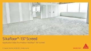 Sikafloor®137 Screed [upl. by Adamski]