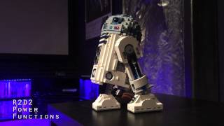 LEGO 10225 R2D2 Power Functions servo led lights sound fx all motion activated [upl. by Pages]