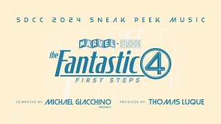 Marvel Studios The Fantastic Four First Steps Official SDCC Trailer Music [upl. by Freeland132]