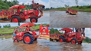 Mahindra 575 di power full loaded trolley in Nadi 😯 [upl. by Coumas]