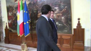 Renzi riceve Nechirwan Barzani [upl. by Iolenta]