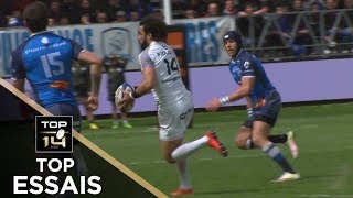 TOP Essais de la J23  TOP 14  Saison 20172018 [upl. by Imehon]