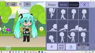 Cómo Crear Skin De Hatsune Miku  Gacha Life [upl. by Ettezil]