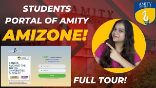 Students Portal Of Amity University Amizone Tour  Must Watch 😲⚠️ [upl. by Philly669]