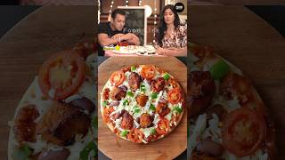 Salman Khans Style Pizza 🍕 Recipe shorts [upl. by Nomled]