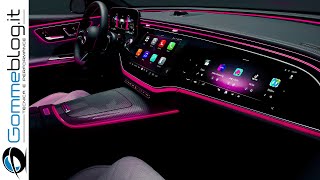 Mercedes EClass 2024 INTERIOR 😱 3 Maxi SUPERSCREEN [upl. by Ecitsuj]