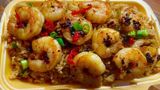 King Prawn Laoganma Fried rice [upl. by Adnamar454]