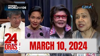 24 Oras Weekend Express March 10 2024 HD [upl. by Esile]