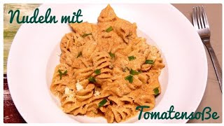 Heute gibt es Pasta mit einfacher schneller Tomatensoße😊 Blitzrezept [upl. by Fatimah]