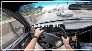 ROLÊ de CHEVROLET KADETT 18 EFI com ABAFADOR JK  POV [upl. by Pruchno]