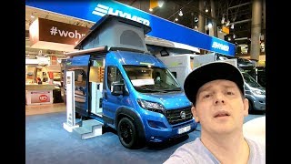 Hymercar Free 600 blue evolution Hymer Mobil RV Camper Van Fiat Ducato walkaround and interior K1620 [upl. by Jacquelynn617]