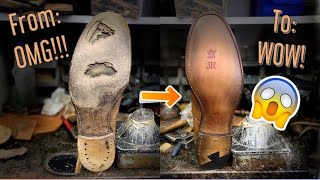 Churchs Restored to go back to Church Shoe Restoration [upl. by Eisen4]