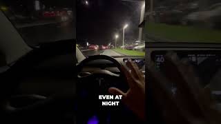 MindBlowing 🌙 Tesla Autopilot Performance at Night 🚗✨ [upl. by Lazor]