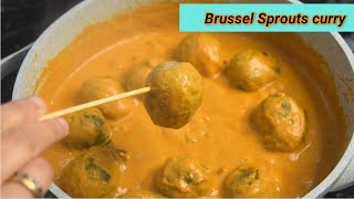 Brussel Sprouts curry in Tamil  Baby cabbage curry  Brussel sprouts masala  ப்ரஸ்ஸல் ஸ்பிரூட் [upl. by Adnat]