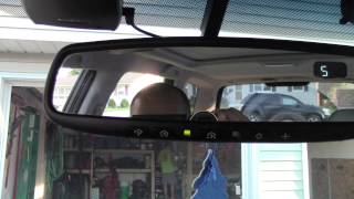 How to setup Subaru HomeLink rear view mirror garage door opener [upl. by Shore456]