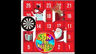 Diabolical Darts  20th Dec  Advent Calendar  Spin the Wheel [upl. by Meikah390]