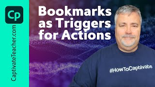 AllNew Adobe Captivate  Bookmarks as Triggers for Actions [upl. by Kcirdneked]