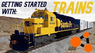 Get Started with TRAINS in BeamNGdrive [upl. by Serg]