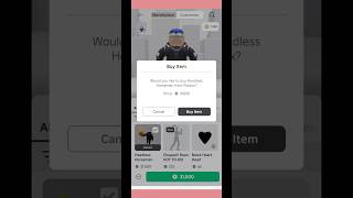 Buying Headless Horseman roblox capcut headless headlesshorseman fyp viral [upl. by Lowrance]