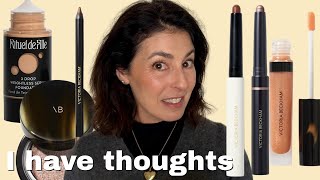 Victoria Beckham Beauty and Rituel de Fille Serum Foundation  Demos amp Swatch Comparisons  Over 40 [upl. by Loresz]