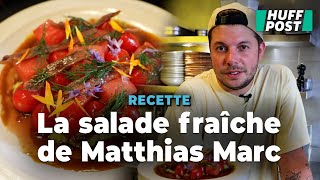 L’ancien Top Chef Matthias Marc nous donne sa recette sans cuisson pour se régaler en été [upl. by Eilyr]