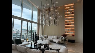 Luxurious High Ceiling Duplex Penthouse with Sea View at Corals at Keppel Bay for Sale 4725sqft [upl. by Nylsor]