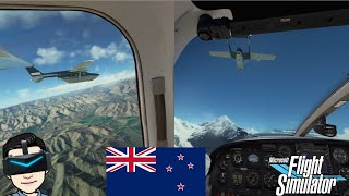 C337 Skymaster Flight  Mt Cook New Zealand  Microsoft Flight Simulator 2020 [upl. by Robb]