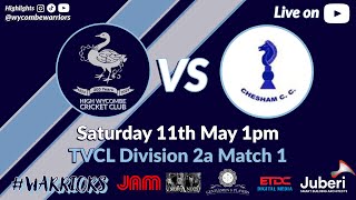 LIVE STREAM HWCC 2nd XI Vs Chesham CC 2nd XI TVLC Div 2a Sat 11th May 1pm [upl. by Jillana]