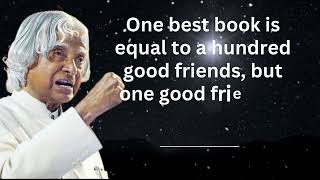 One Good Friend vs a Library – Wisdom from APJ Abdul Kalam [upl. by Eittam]