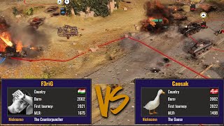 CoH3 ML 2023 semiFINAL F3riG vs Caosak epic Bo5 series ends in utter INSANITY [upl. by Apple]