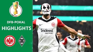 Eintracht Frankfurt 21 Borussia Mgladbach Highlights  DFBPokal 20242025 [upl. by Grishilde]