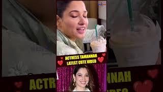 TAMANNAH LATEST CUTE VIDEO 💖💖😘  CINEMA  KOLLYWOOD  redtapetamil [upl. by Francie]