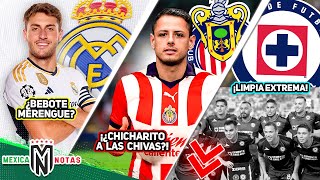 “SANTI CERCANO A MADRID”😳¡¿CHIVAS AHORA SÍ x CHICHARITO🚨LIMPIA TOTAL en CRUZ AZUL ¿SE VAN TODOS [upl. by Ynettirb]