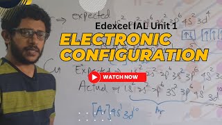 Electronic Configuration of Atoms and Ions edexcelchemistryChedexcel [upl. by Acnairb]